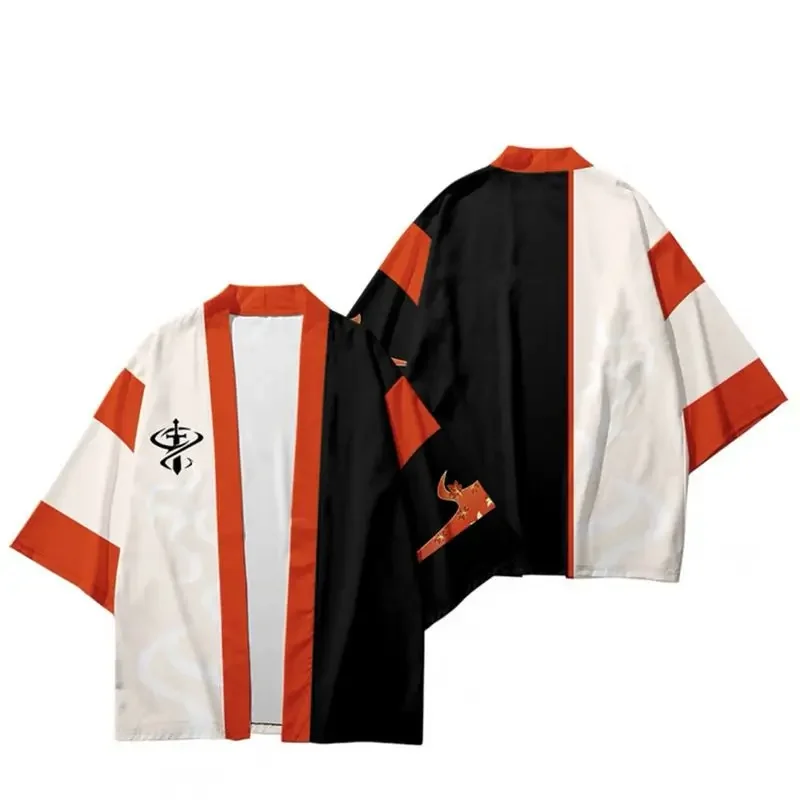 Capa de kimono Cosplayer Anime Genshin Impact Haori, disfraz de Cosplay para hombre, cárdigan holgado de estilo japonés, chaqueta Harajuku