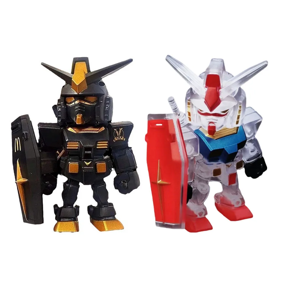 Mcdonald Gundam Figuur Qmsv Rx-78-2 Ver Angus Mobiel Pak Actie Beeldje Verzamelbaar Model StandRobot Kits ของขวัญของเล่น