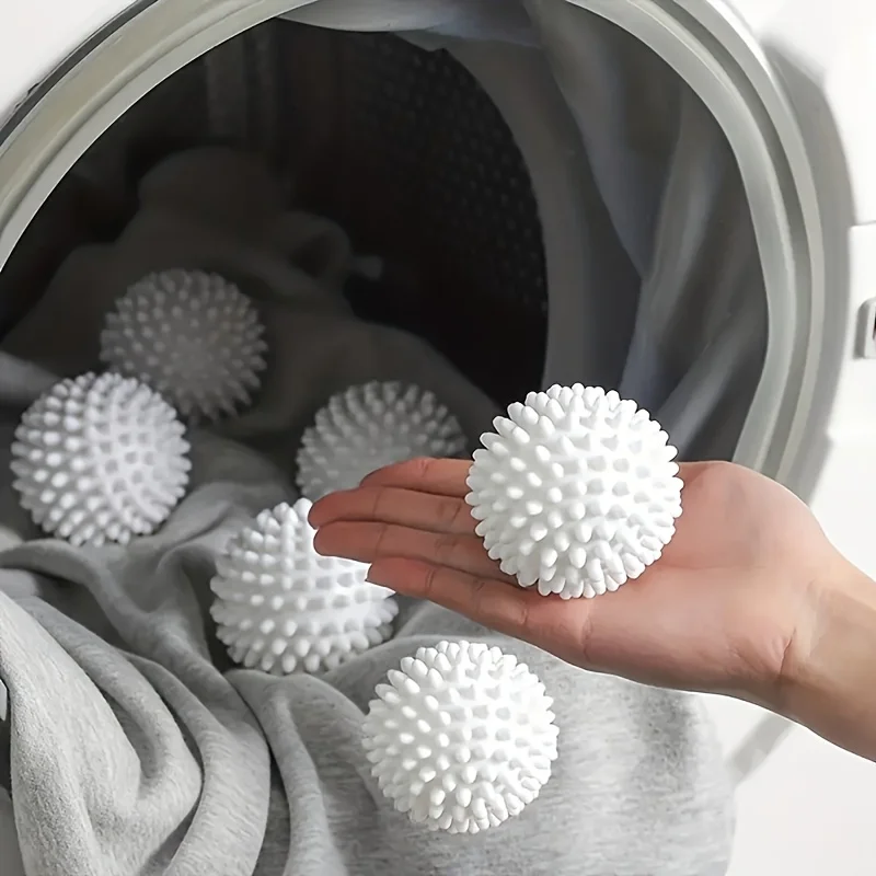 Reusable Laundry Ball Set of 8 Removes Lint Softens Clothes Prevents Tangling Reduces Wrinkles Large Washing Machine Dryer Balls