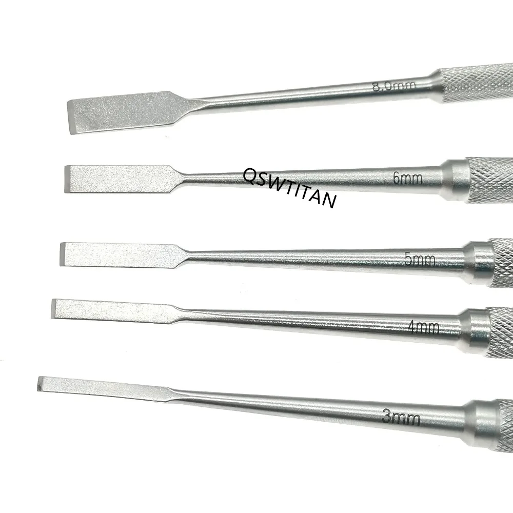 Bone Osteotomes blade Stainless steel Autoclavable Veterinary Orthopedics Instruments