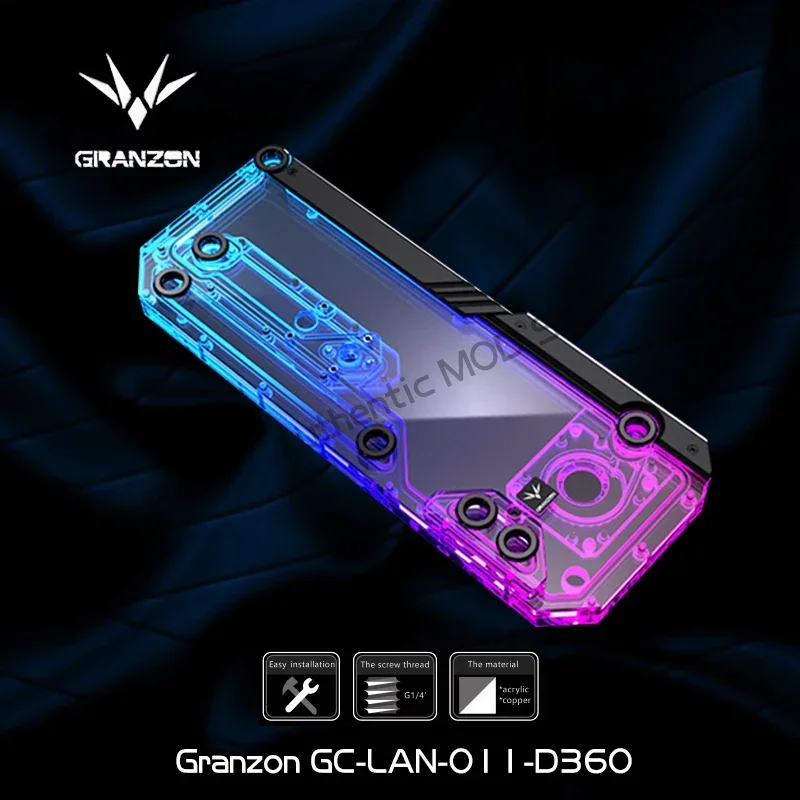 

Granzon GC-LAN-O11-D360Lian Li O11D защитная пластина, армированная версия, доска для водных путей, насос GFM, дополнительный дефлектор, 5 В, ARGB