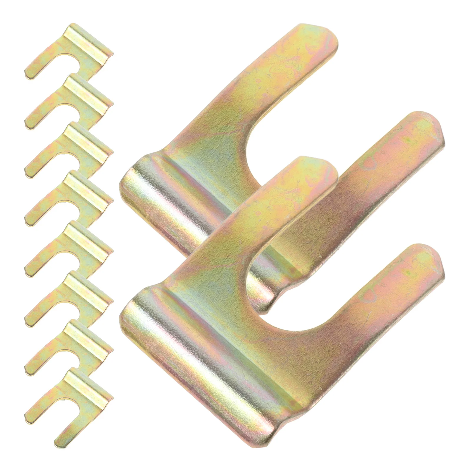 

10Pcs Brake Line Retainer Clips U Shaped Steel Fastener for Automotive Brake Line Secure Fixing Clamp Hose Clips
