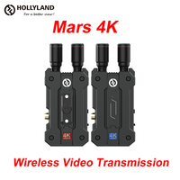 Hollyland Mars 4k Video Transmission System with SDI HDMI 0.06s Latency 450ft for Videographer Photographer vs 400s pro atom 500