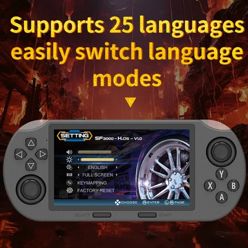 Imagen 2 del producto Consolas de juegos portátiles compatibles con emuladores MAME,PS1, FC, SFC,MD.GB, GBC, GBA,PCE, ATARI, SMS, GG, NGPC WSC consolas de juegos retro