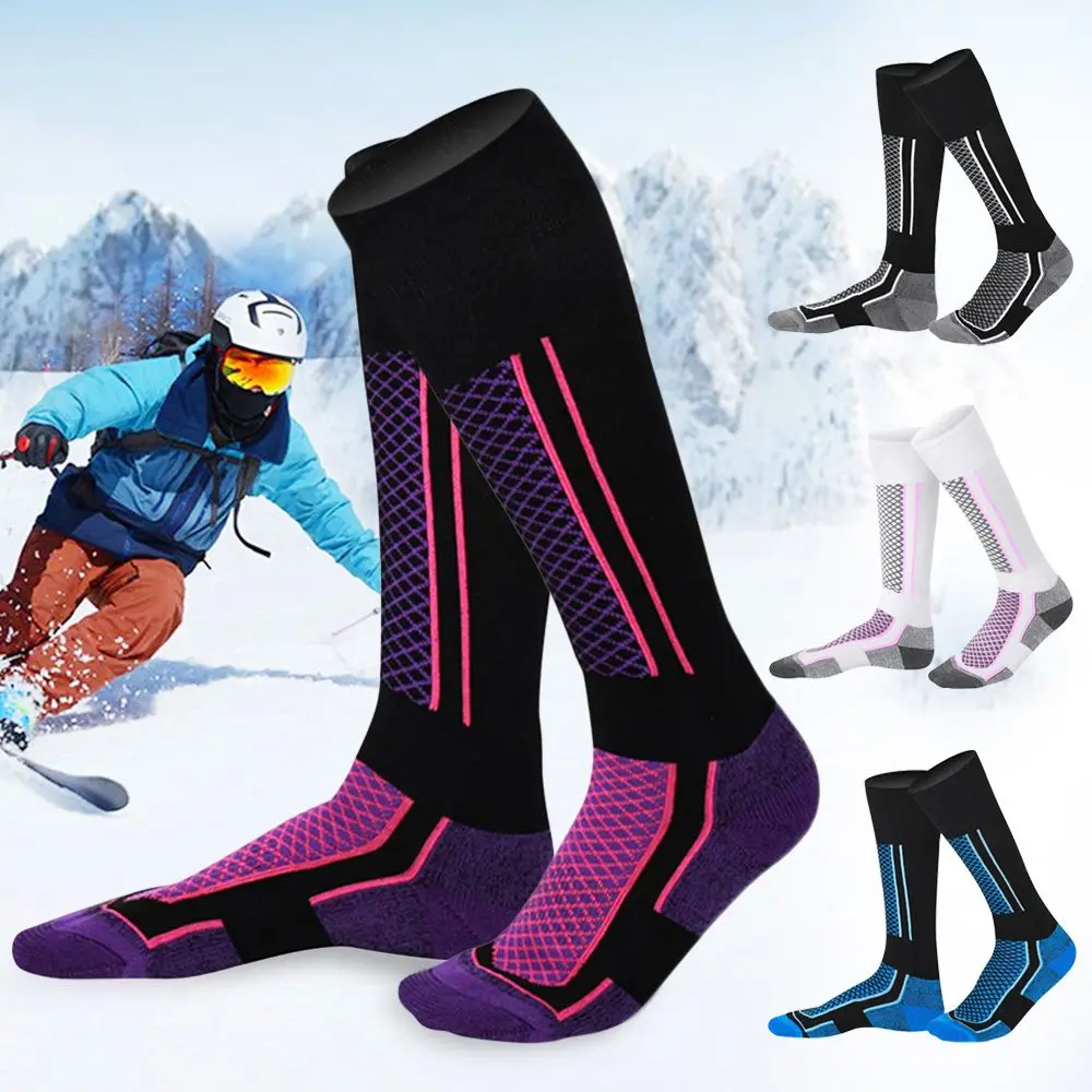 Men Women Kids Cycling Walking Skiing Hiking Thicken Warm Leg Warmer Ski Socks Sports Socks