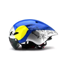 Men's Italy bull road TTbike Helmet Cycling Helme Outdoor Sports Ultralight Aero Safely Cap MTB Bicycle Helmet Capacete Ciclismo