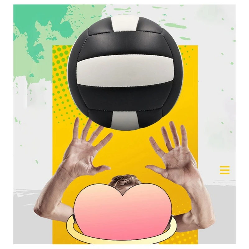 มาตรฐานวอลเลย์บอลวัสดุ PVC หนาเครื่องเย็บลูกบอลฝึกซ้อมป้องกันการระเบิดที่ทนต่อการสึกหรอ