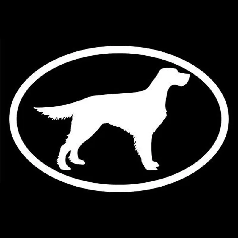 15cm X 10cm Interesting GORDON SETTER Classic Personality Body Car Sticker Window Body Decorative Car Body PVC