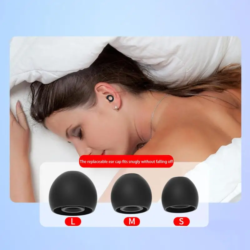 Silicone Sleep Earplugs for Dormitory Noise Reduction Ultra Soft Comfort Pressure Relief For Nighttime Rest