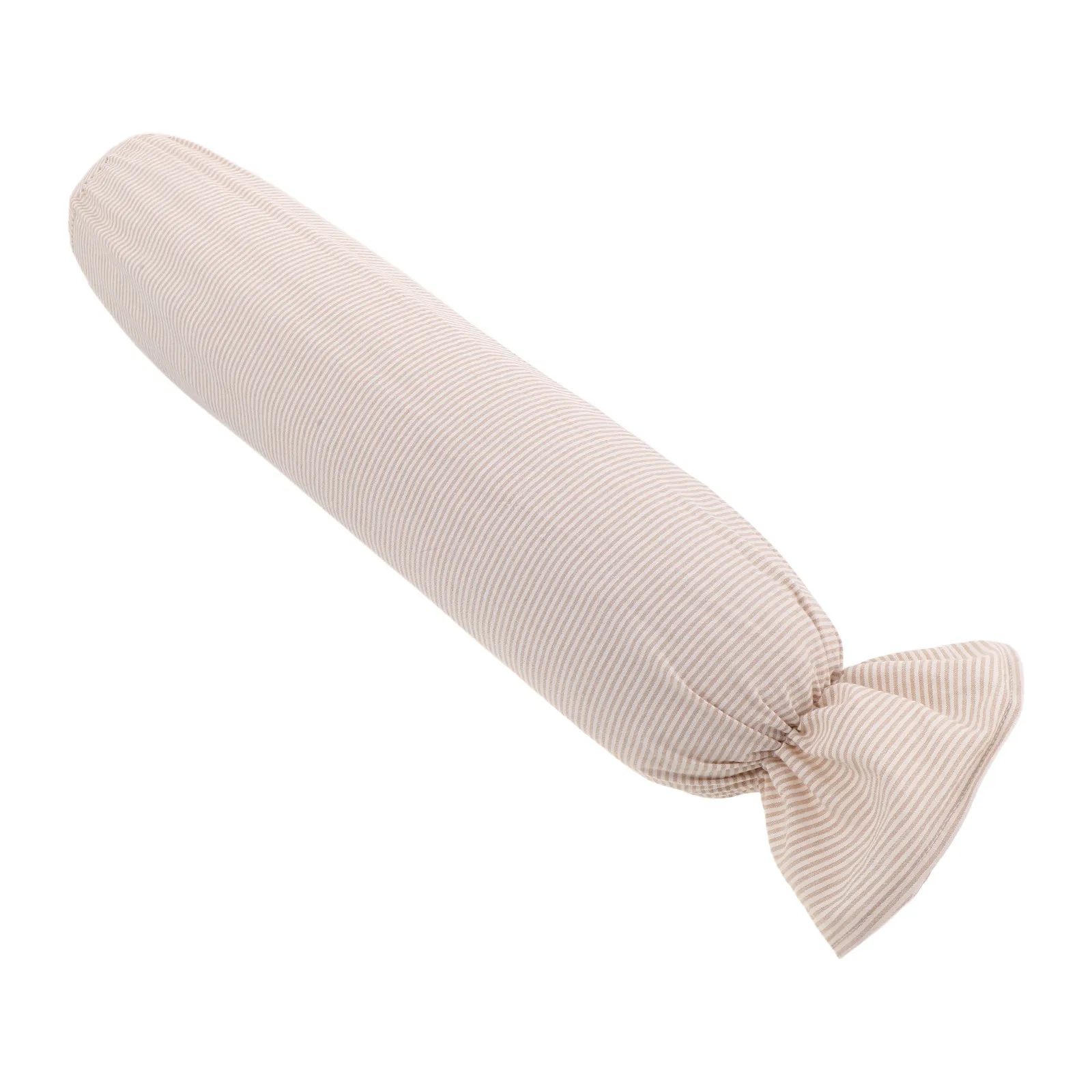 Cylindrical Pillow Cover Pure Cotton Neck Roll Pillowcase for Cervical Support Sleep Bolster Sofa Decorative Guest Room Pregnant