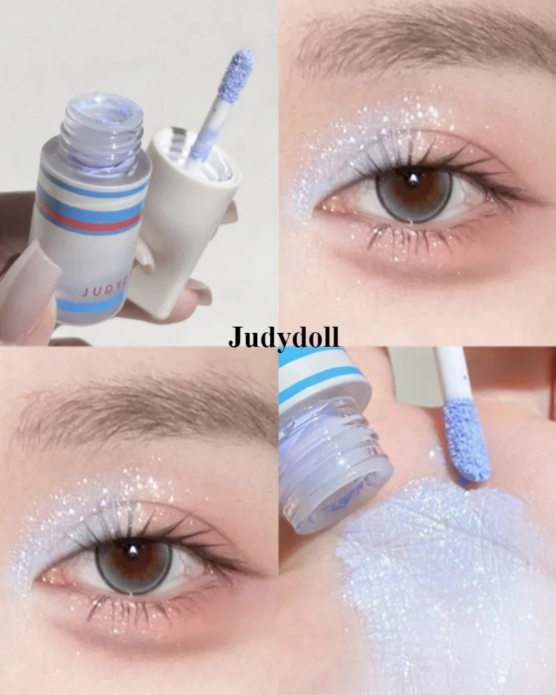 

Judydoll Sport Series Liquid Eyeshadow Matte Rubbing Bright Explosion Shimmer Pearlescent Vitality Color 12H Makeup Holder