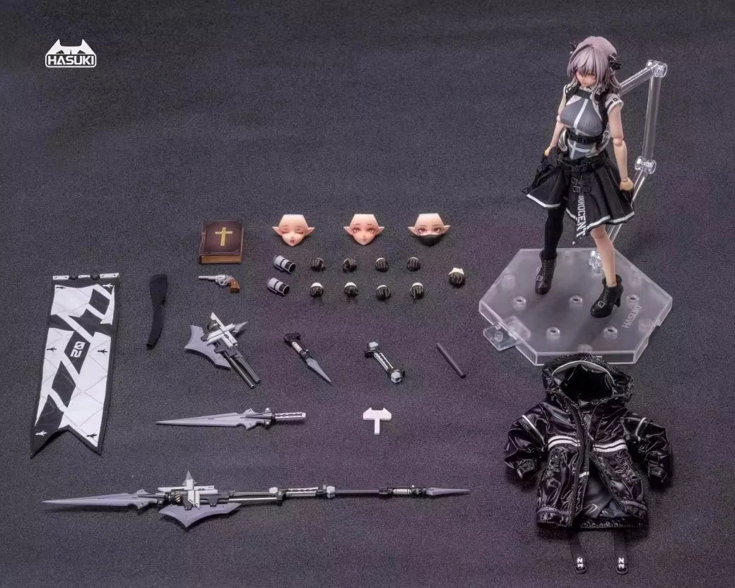 In Voorraad Hasuki Pocket Art PA009 SP 1/12 Succubus Nun Friede Vrouwen Soldaat Anime Action Figure Speelgoed Modellen Collectible PVC Gift