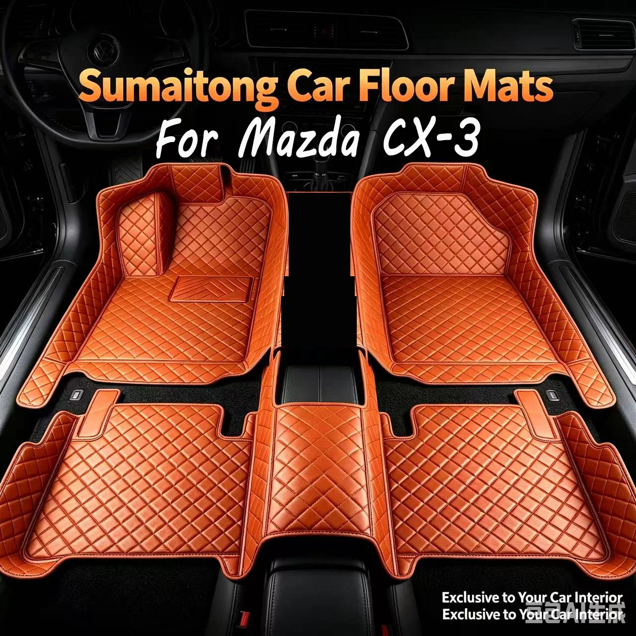 

Car Floor Mats For Mazda CX-3 CX3 DK 2016~2022 Protective Rug Carpet Set Auto Interior Parts