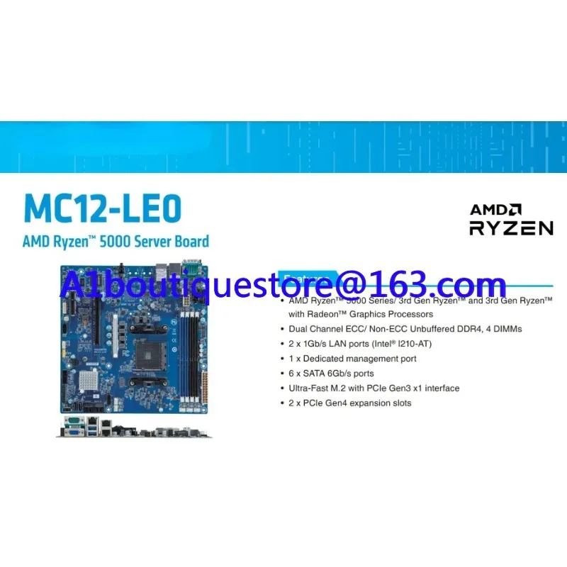 Placa base de servidor AMD MC12-LE0/MC13-LE0/MC13-LE1 IPMI M.2
