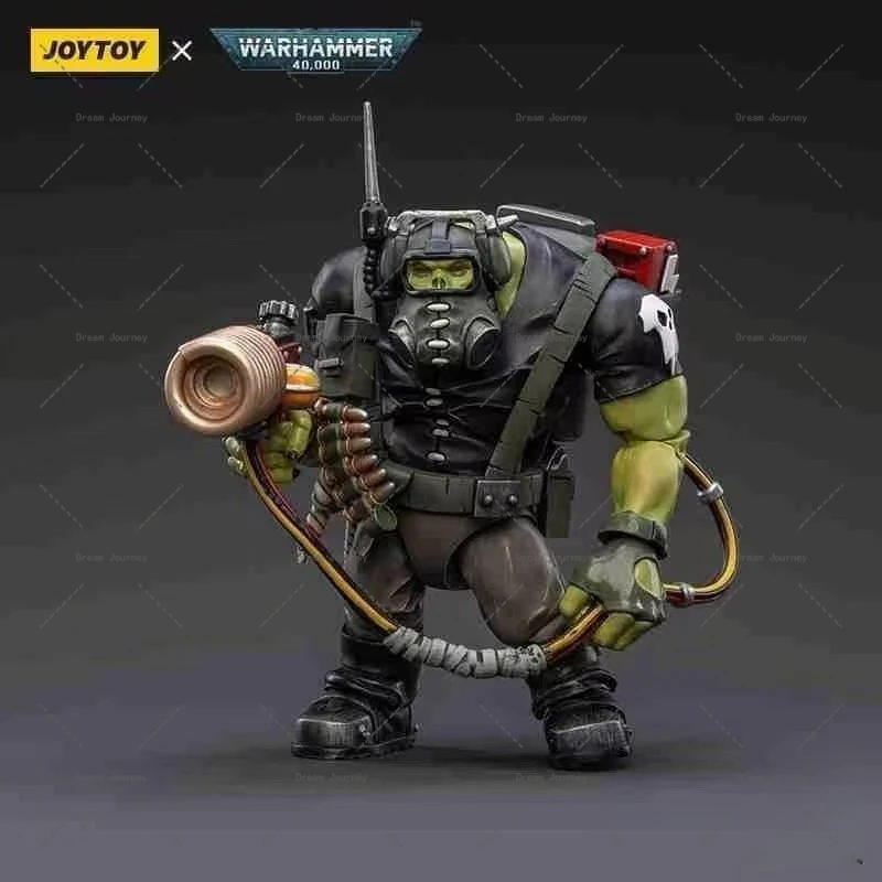 

In stock JOYTOY Warhammer 40k 1/18 Ork Kommandos Comms Boy Wagzuk Action Doll Toy Collection