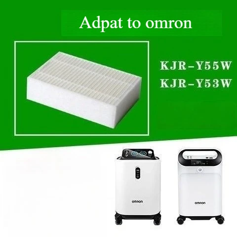 Accessoires de remplacement en coton pour filtre HEPA de machine à oxygène 5L, vente en gros pour concentrateur d'oxygène Omron KJR-Y53W KJR-Y55W