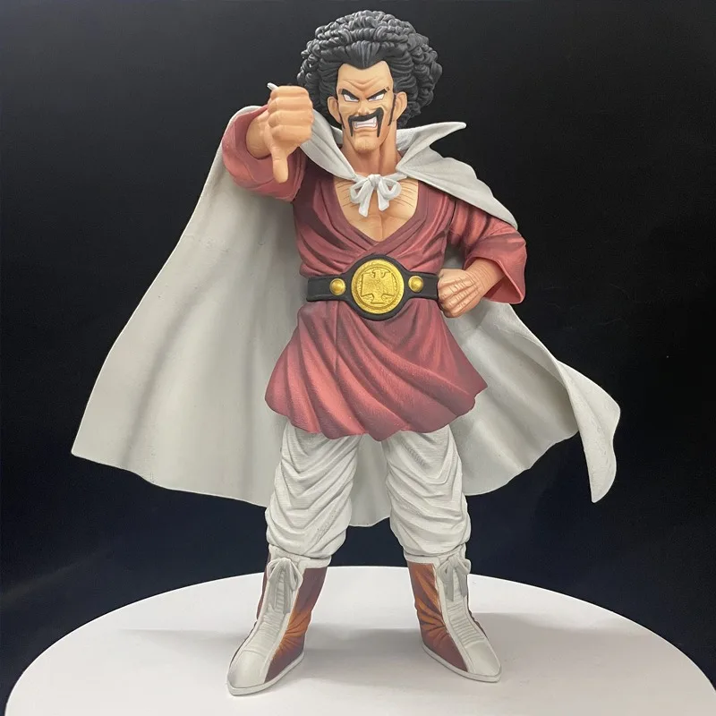 30cm Dragon Ball Hercule Figures Anime Gear 5 Mister Satan Action Figures Cloaks Mark PVC Model Collection Ornamen Doll Toys