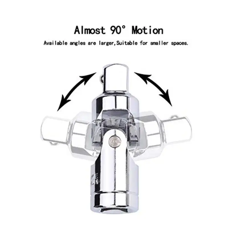 

Practical 3PCS Joint Set Ratchet Angle Extension Bar Socket Adapter Manual and Pneumatic Bendable Tools