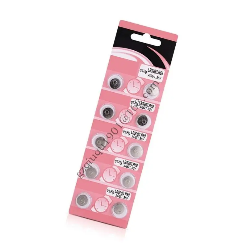 بطاريات خلايا زر القلوية AG6 LR920 طويلة الأمد لعناصر التحكم عن بُعد 066A