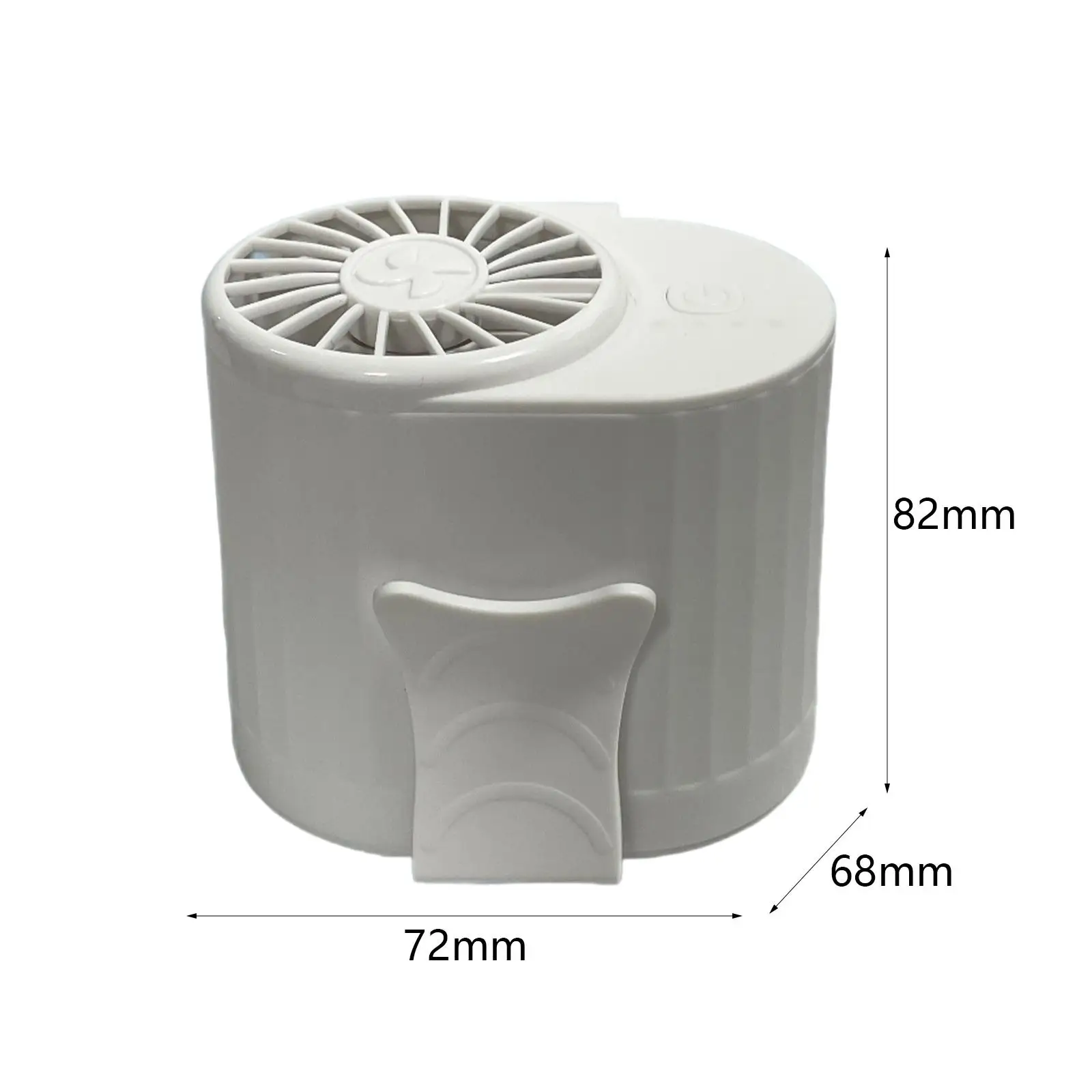 ポータブルウエストクリップファン,USB充電器,10000 rpm,4速,調整可能な冷却,旅行,キャンプ,登山,農場,屋外用のベルトファン