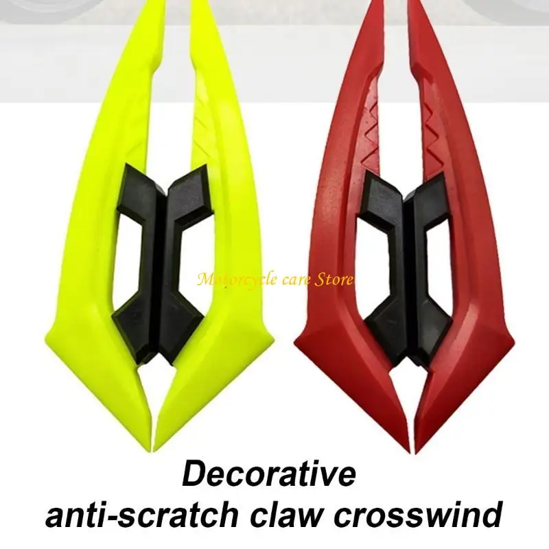 

U75F 2pcs Motorcycle Winglets Front Side Spoiler Aerodynamic Suitable for Electric Scooters Enhanced Stability and