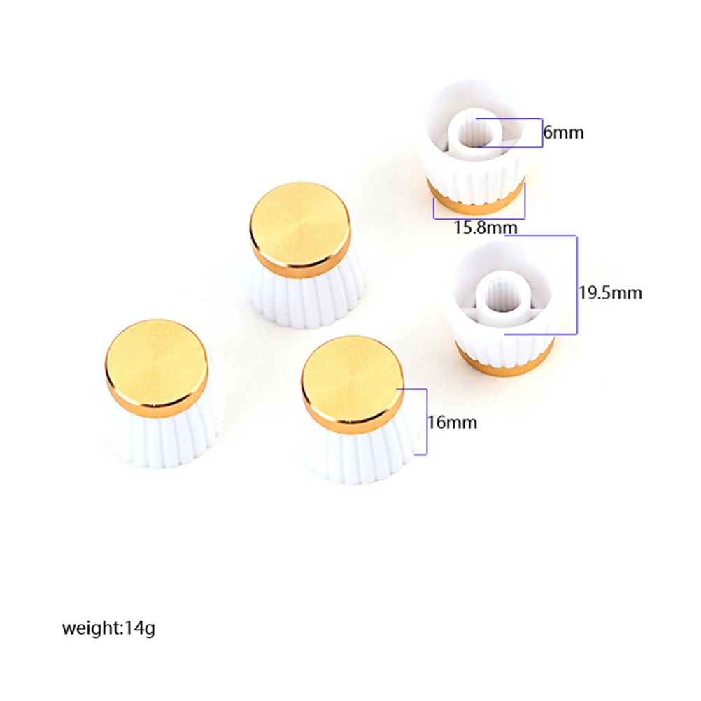 

5Pcs Guitar Volume Control Knobs High Quality Accessories for Electric Guitars Bass Amplifiers Control Knobs Caps Guitar Parts