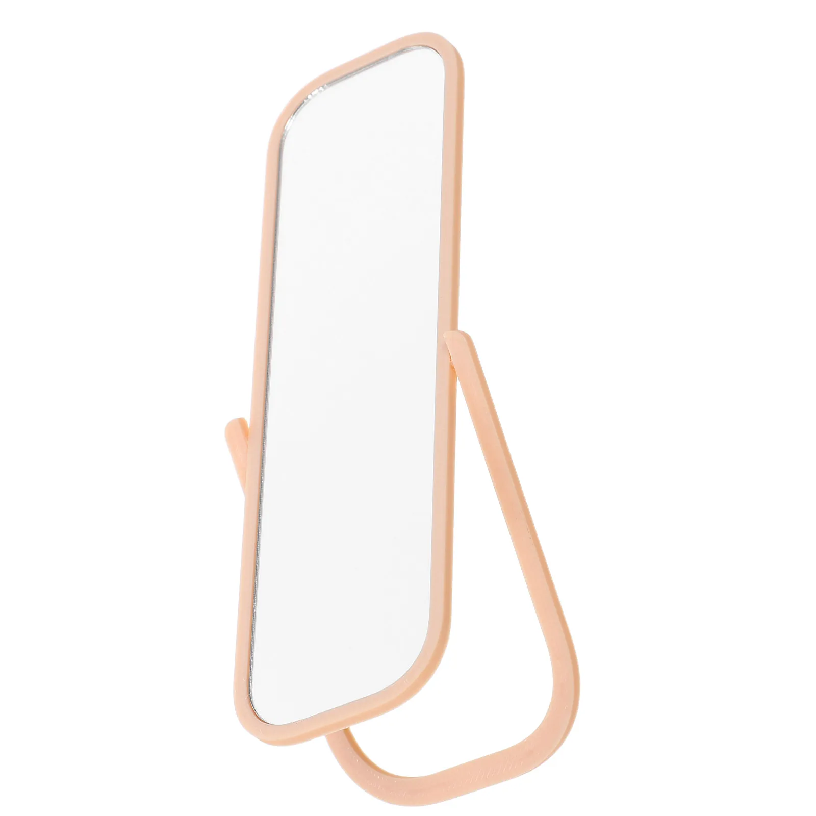 

Miniature Dollhouse Full-Length Mirror Vintage Small Standing Mirror for Kids DIY Crafts Pretend Play Miniature Bedroom