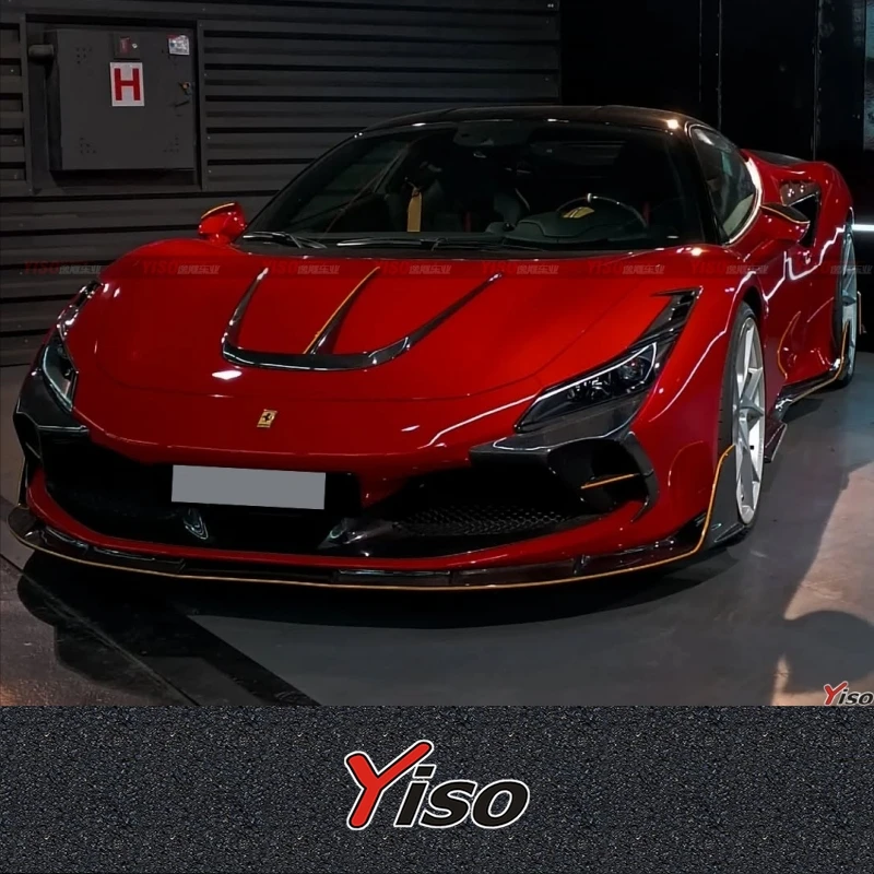 

Suitable for F8 upgraded dry carbon fiber Mansor model front lip front shovel front chin and front spoiler Carbon front lip