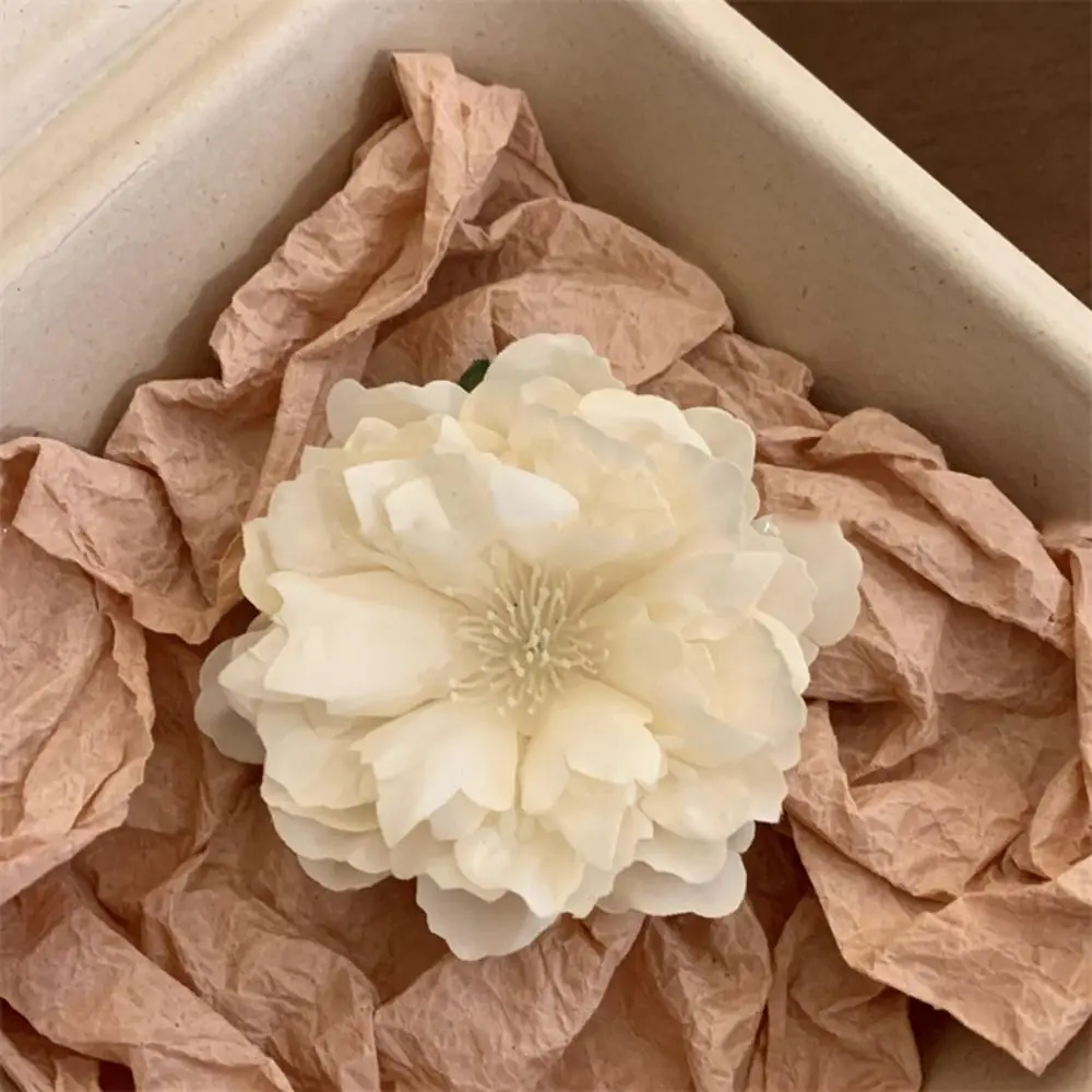 

Тканевая заколка для волос с цветком в корейском стиле, богемный стиль, заколка для волос с розой, головной убор для отдыха на море, зажим в виде утконоса, заколка для волос для девочек, пляжная заколка для волос