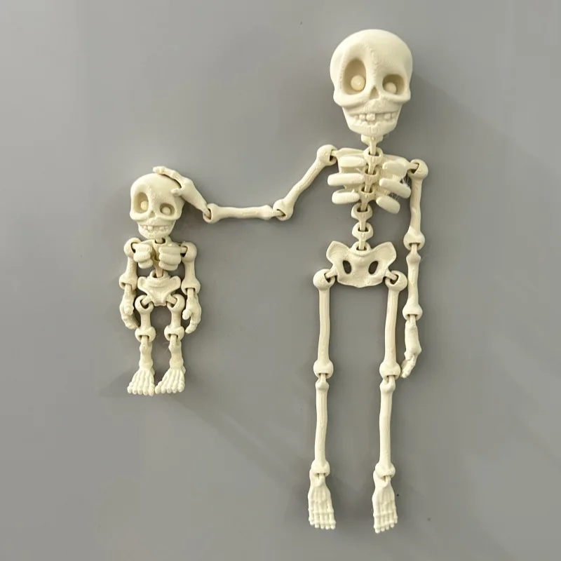 

Magnetic Poseable Skull Fridge Magnet,Movable Joints, , Funny Halloween Gift，Kitchen & Dining Decor, Cute Fridge Magnets