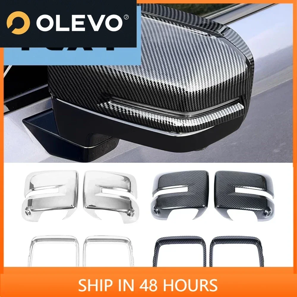 

For Haval H9 2024 2025 Accessories Chrome/Carbon/Black Trim Garnish Car Side Mirror Cover Car Rear View Mirror Sticker Cover