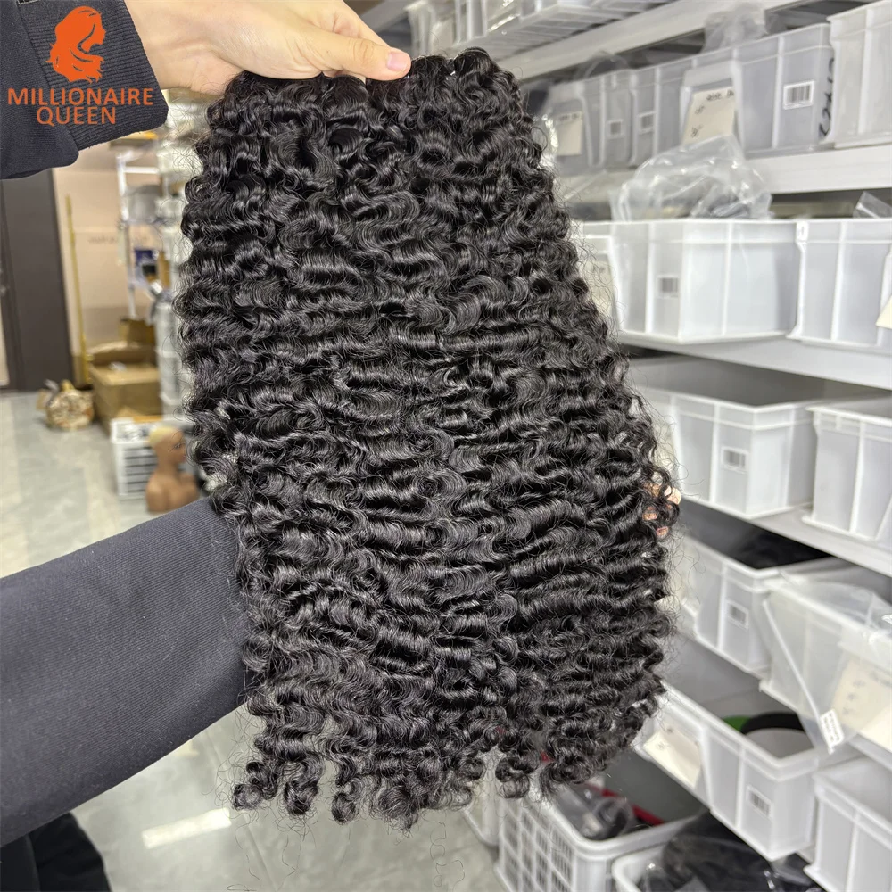 

Super Double Drawn 15a 3C4A Burmese Curly Hair Bundles Virgin Human Hair Burmese Raw Extensions 1/2/3/4Pcs Millionaire Queen