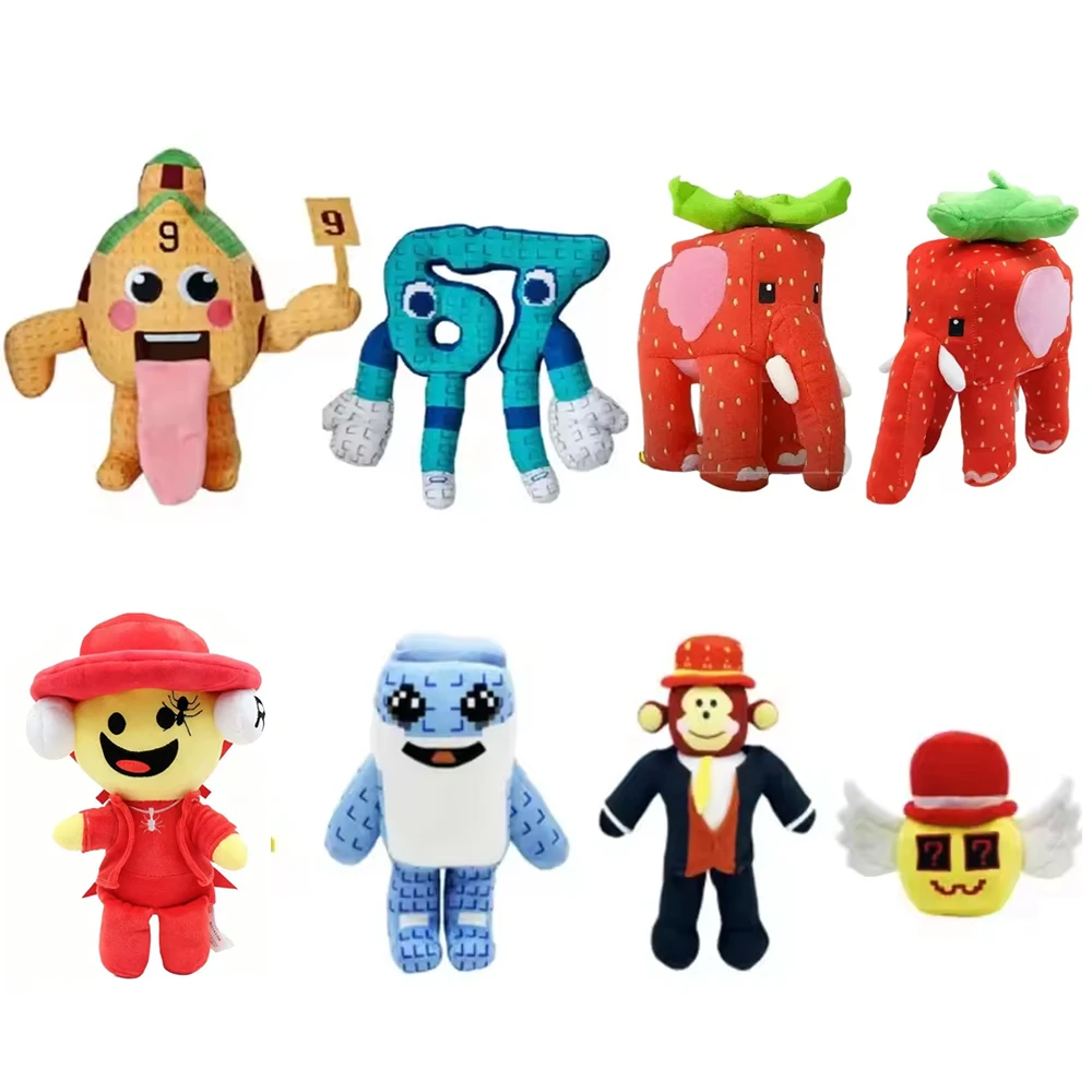 Steal a Brainrot Peluche, Strawberry Elephant Peluches pour Fans de Jeux, Cadeau de Collection pour Enfants Garçons Filles Adultes Steal a Brainrot Peluche, Strawberry Elephant Peluches pour Fans de Jeux, Cadeau de Collection pour Enfants Garçons Filles Adultes