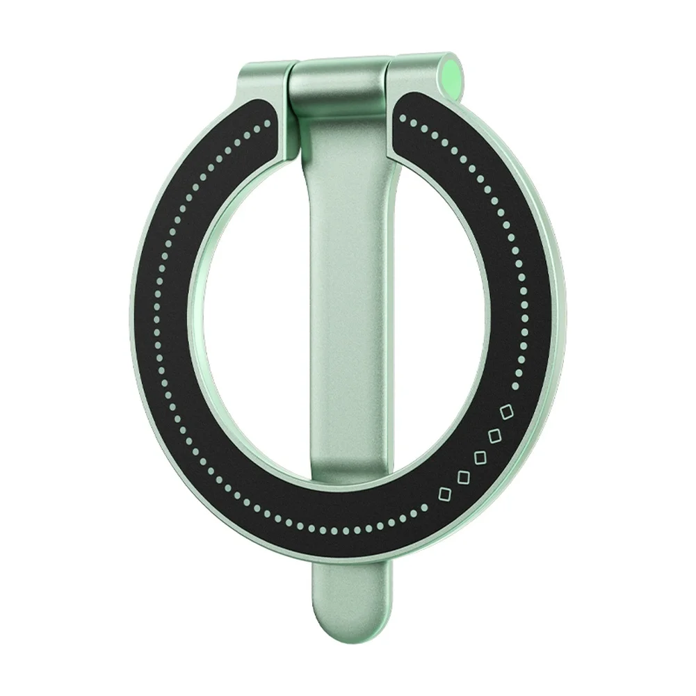 Magnetic Ring Phone Holder 360 Degree Rotation - Lightweight Metal Mount for Stable Portrait and Landscape Viewing Anywhere