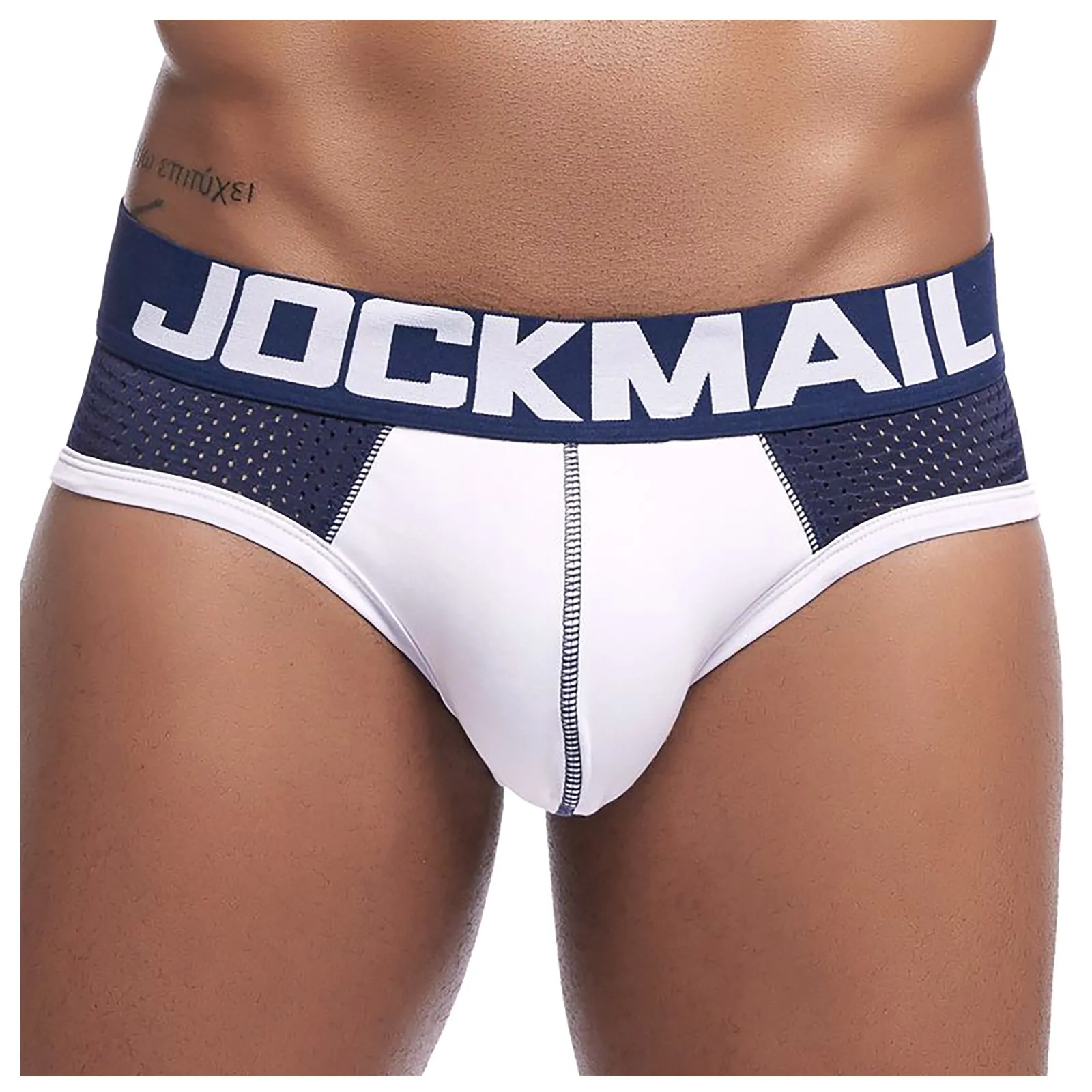 JOCKMAIL Men\'s Briefs Soft Male Panties Shorts Mesh Breathable Panties Man Underpants Male Sport Underwear Sleepwear