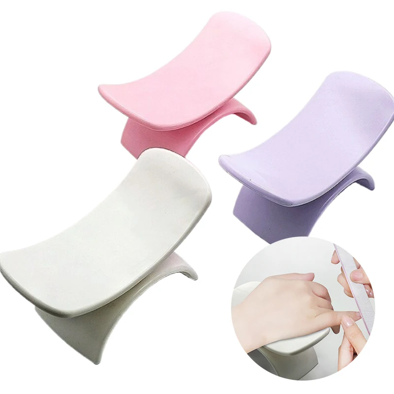 Nail Arm Rest Cushion U Shape Nail Art Accessories Professional Portable Nail Art Mat Holder for Nail Art Manicure Home Salon