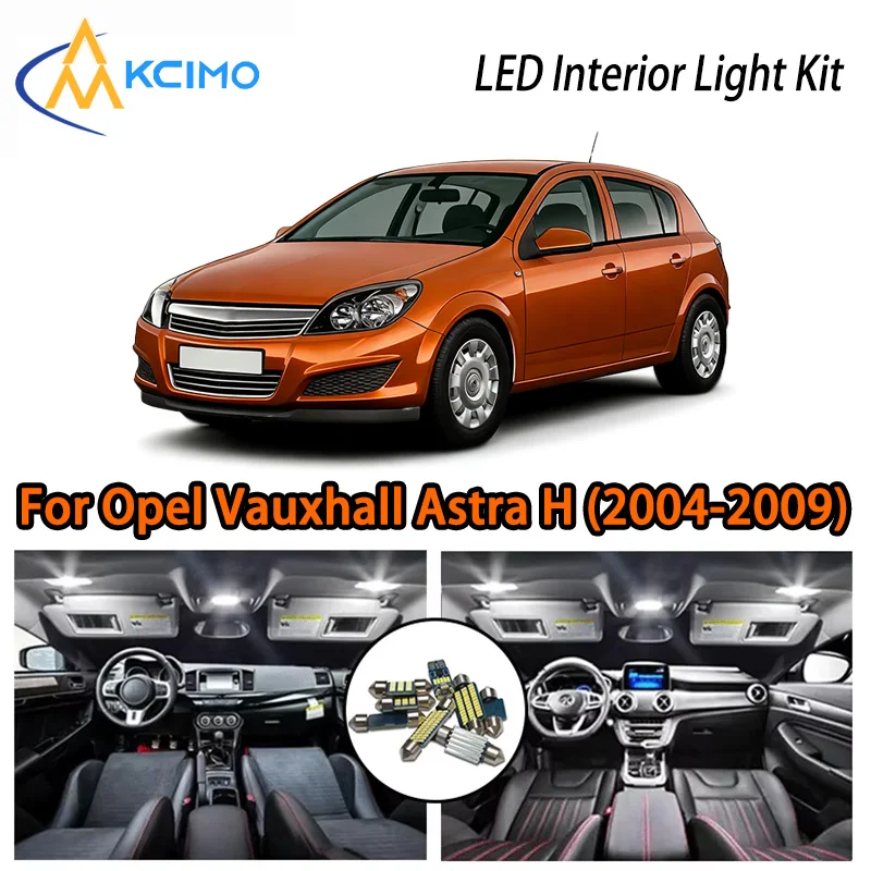 

KCIMO For Opel Vauxhall Astra H (2004-2009) Premium LED Interior Kit-2 Colors , Quick Installation, Long-Lasting