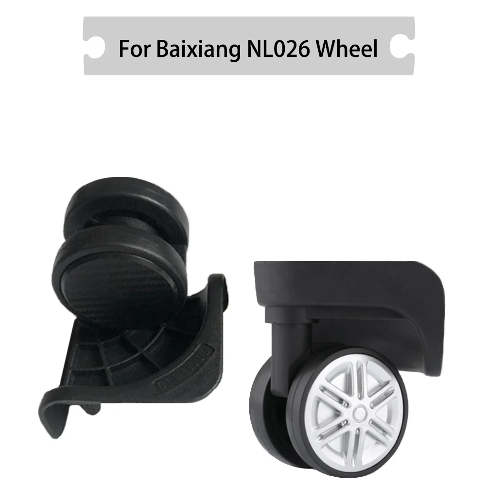 Universal Silent Wheel Replacement, Adequado para Baixiang NL026, Acessórios de manutenção de bagagem, Conveniente substituição roda deslizante