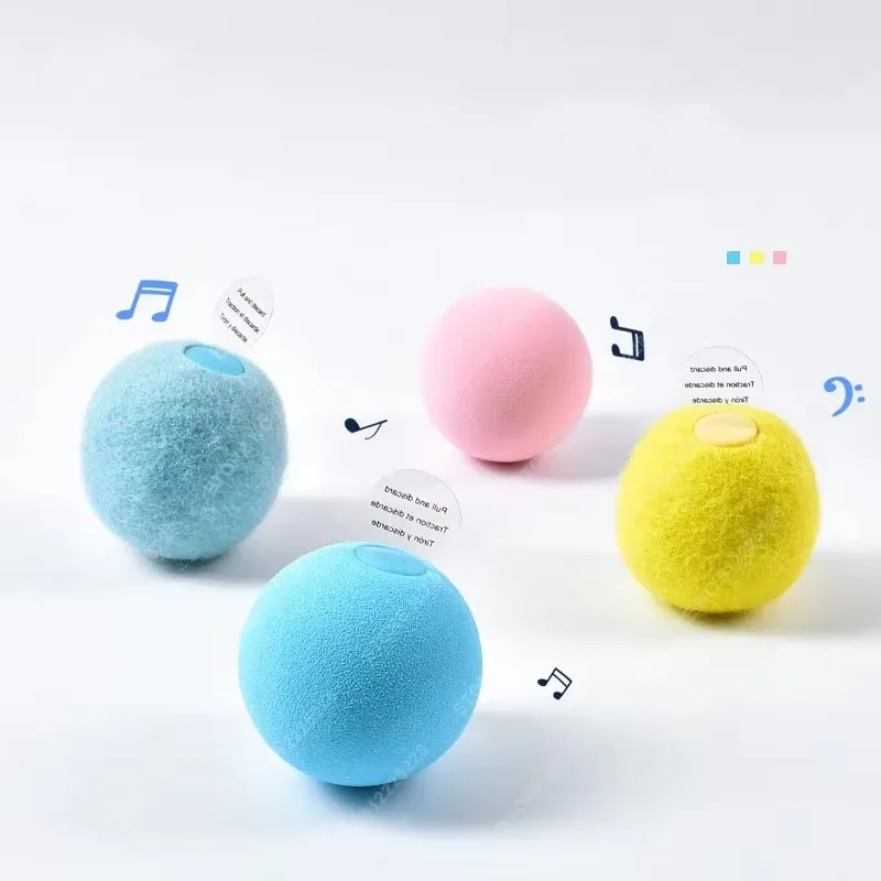 Youpin Xiaomi Smart Cat Ball Toys Interactive Catnip Pets Playing Ball Cats Training Toy Pets Squeaky Supplies Products Toy Cats