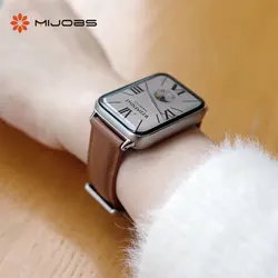 Strap For Mi Band 9 Pro 10 Pro Watchband For Mi Band 8 Pro Wristband For Xiaomi Smart Band 9 Pro Bracelet Genuine Leather Strap