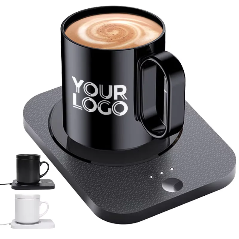 

Wholesale touch Usb smart ceramic cup heater heating pad temperature control smart coffee cup heater with custom logo