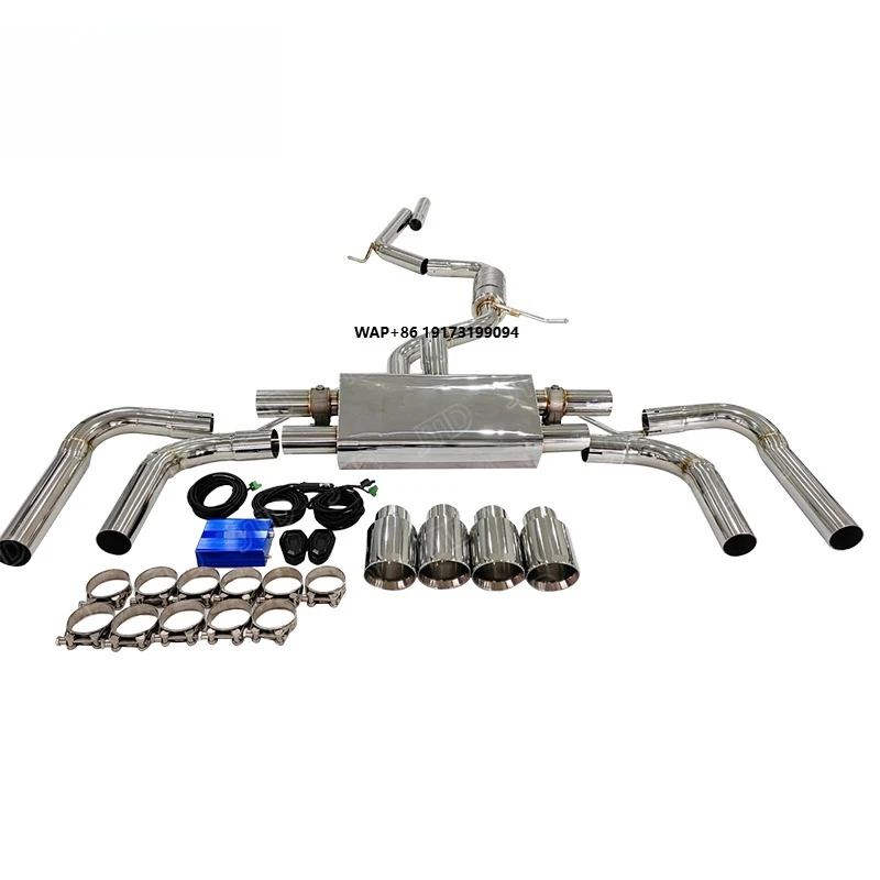 

High Performance Stainless Steel Escape Valved Sport Exhaust System Catback Exhaust for A3