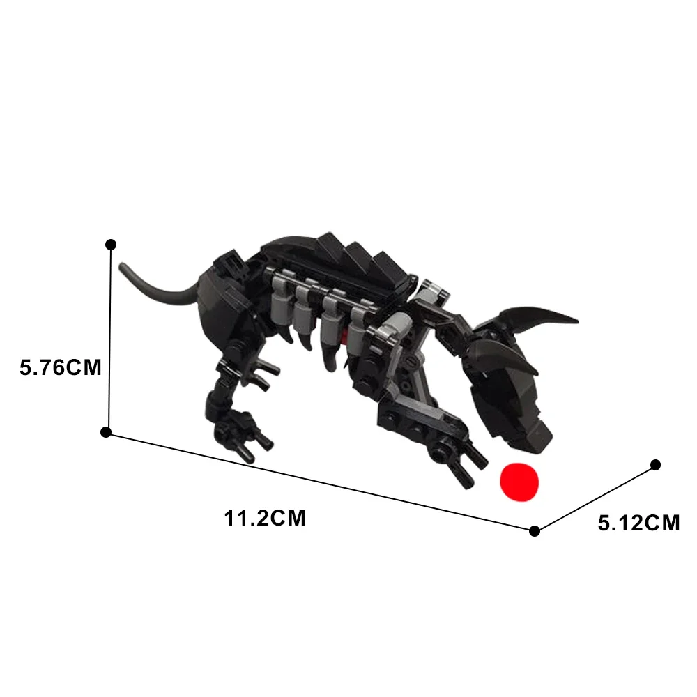 Gobricks moc criatura mitológica o hellhound bloco de construção antigo grego mitológico cães diy tijolo brinquedos presente aniversário do miúdo