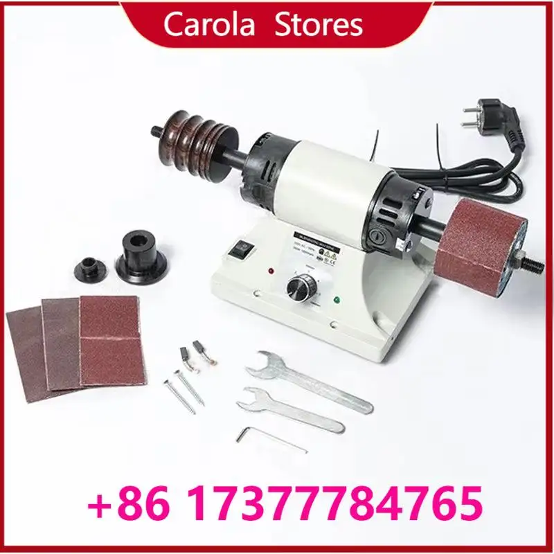Portable Leather Burnisher Polishing Tool Dual Voltage  Leather Belt Edge Glossing Machine For Leather Shoe Bag DIY