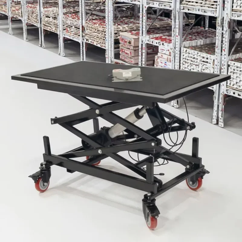 Xiangyin Elektrisch verstelbare paardenkruk Opvouwbare mobiele interieurdecoratie Tegelwagen met voetafstandsbediening