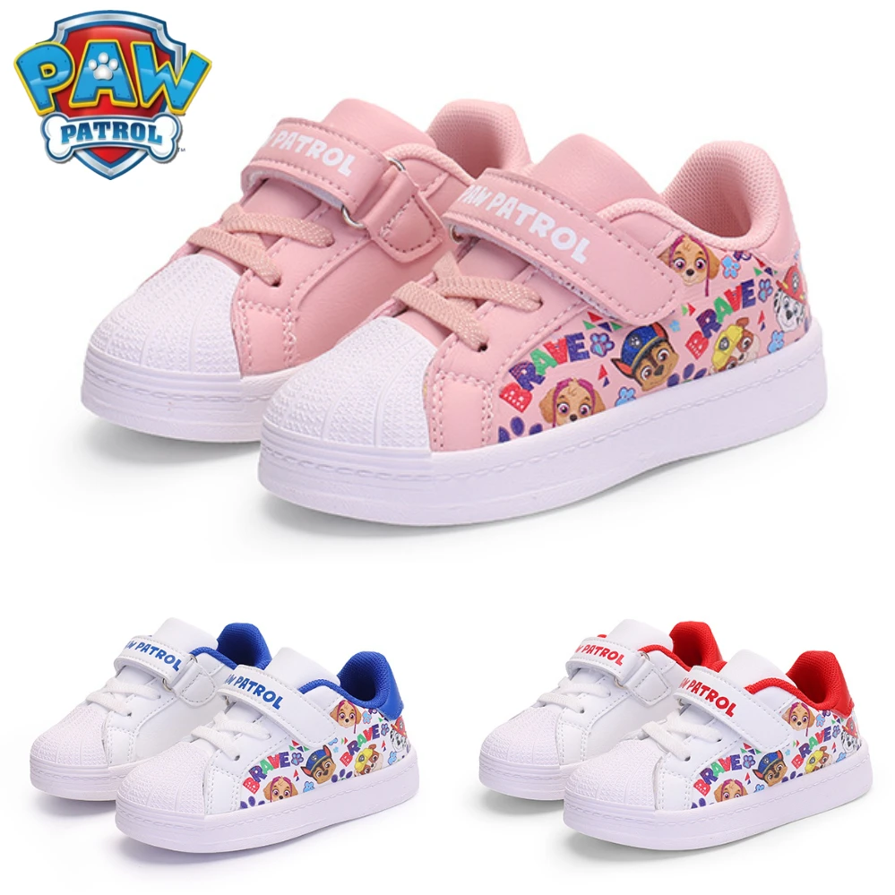 Paw Patrols Sneakers Anime Figures Chase Marshall Skye Cosplay Children Casual Sport Shoes Fashion Toddler Baby Girls Boys Shoes