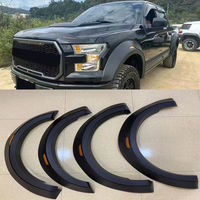 Fender Flares Wheel Flare Protector For Ford F150 F 150 F-150 2015 2016 2017 Mudguards 4X4 Car Accessories ABS Black