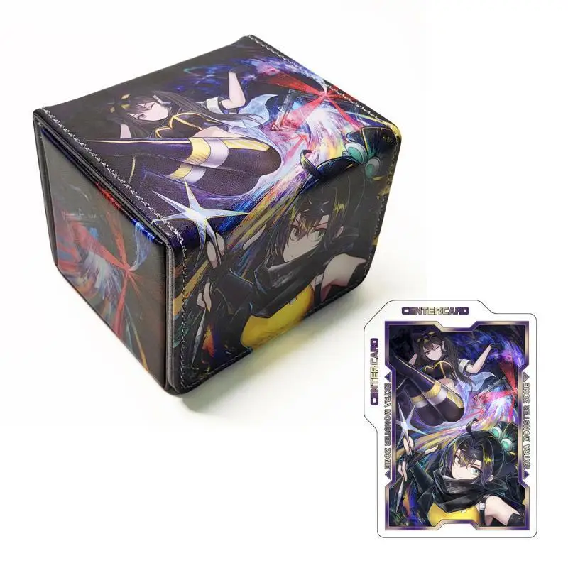 Yu Gi Oh Cards Box Ip Masquerena Anime Game Characters Opcg Tcg Ptcg Storage Box Pu Collection Card Box Toys Gifts