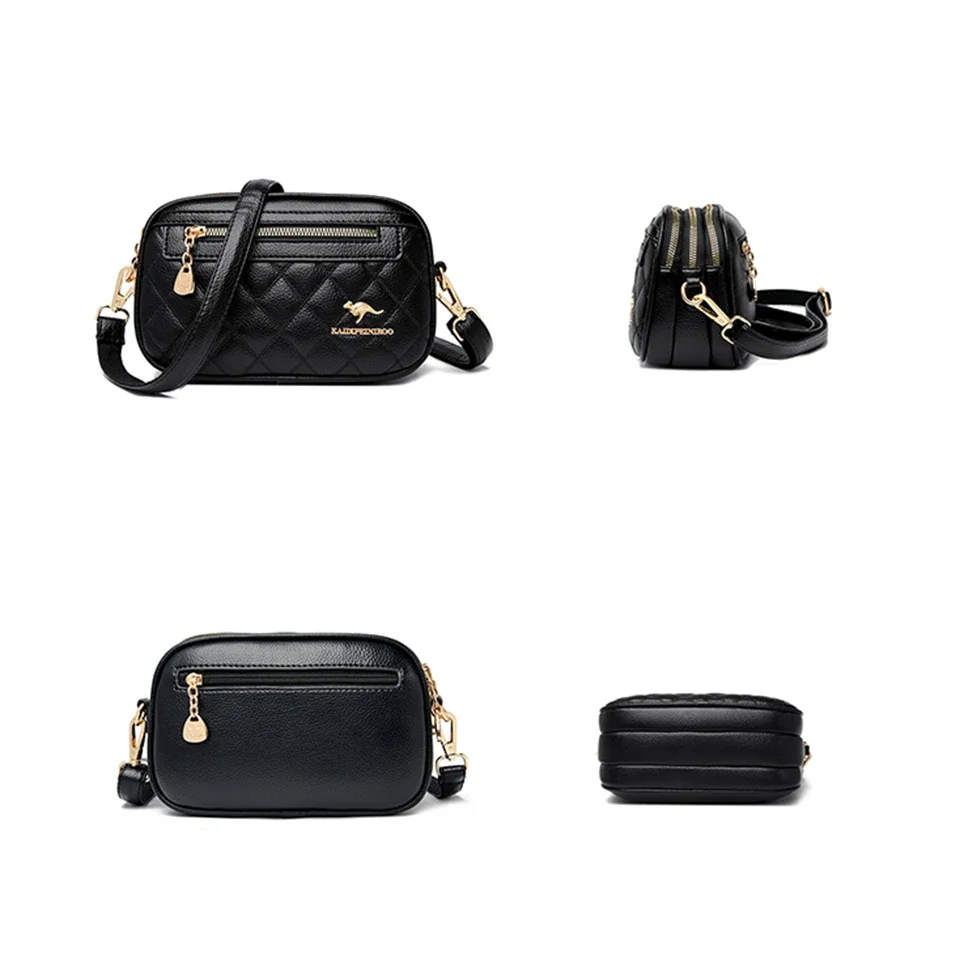 Women High Quality Leather Purse Shoulder Bags Luxury Designer Crossbody Bag Women Commuting Handbags Fashion Female Messenger