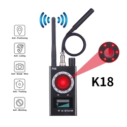 Détecteur multifonction K18, caméra espion anti-bug audio, 101 Finder, objectif de signal GPS, localisateur RF, traqueur, poignées, ECT, caméra sans fil